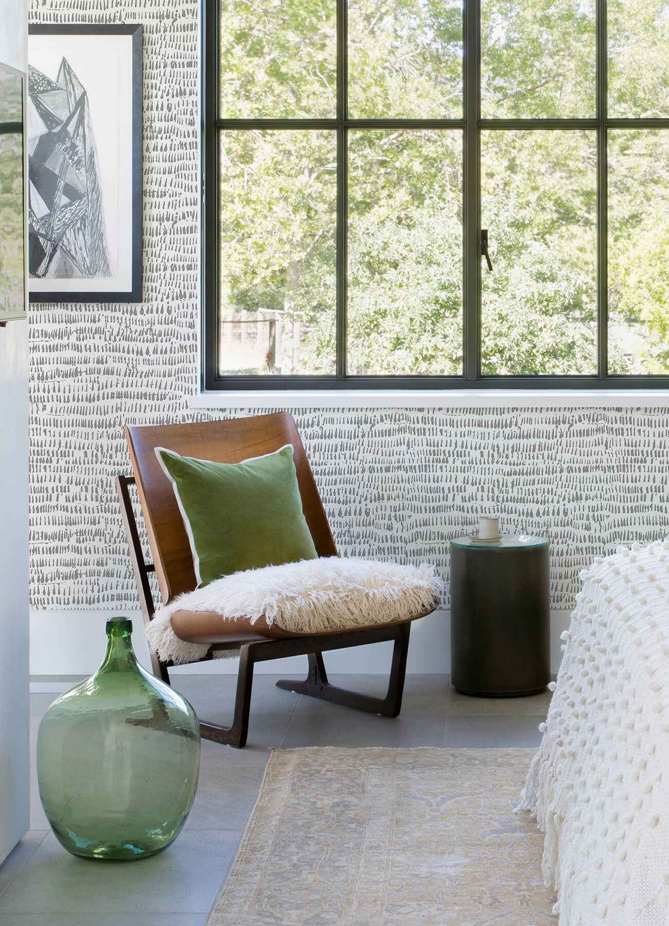 Runes Grey Brushstrokes Wallpaper - York Wallcoverings - 4081-24355 - York Wallcoverings Wallpaper
