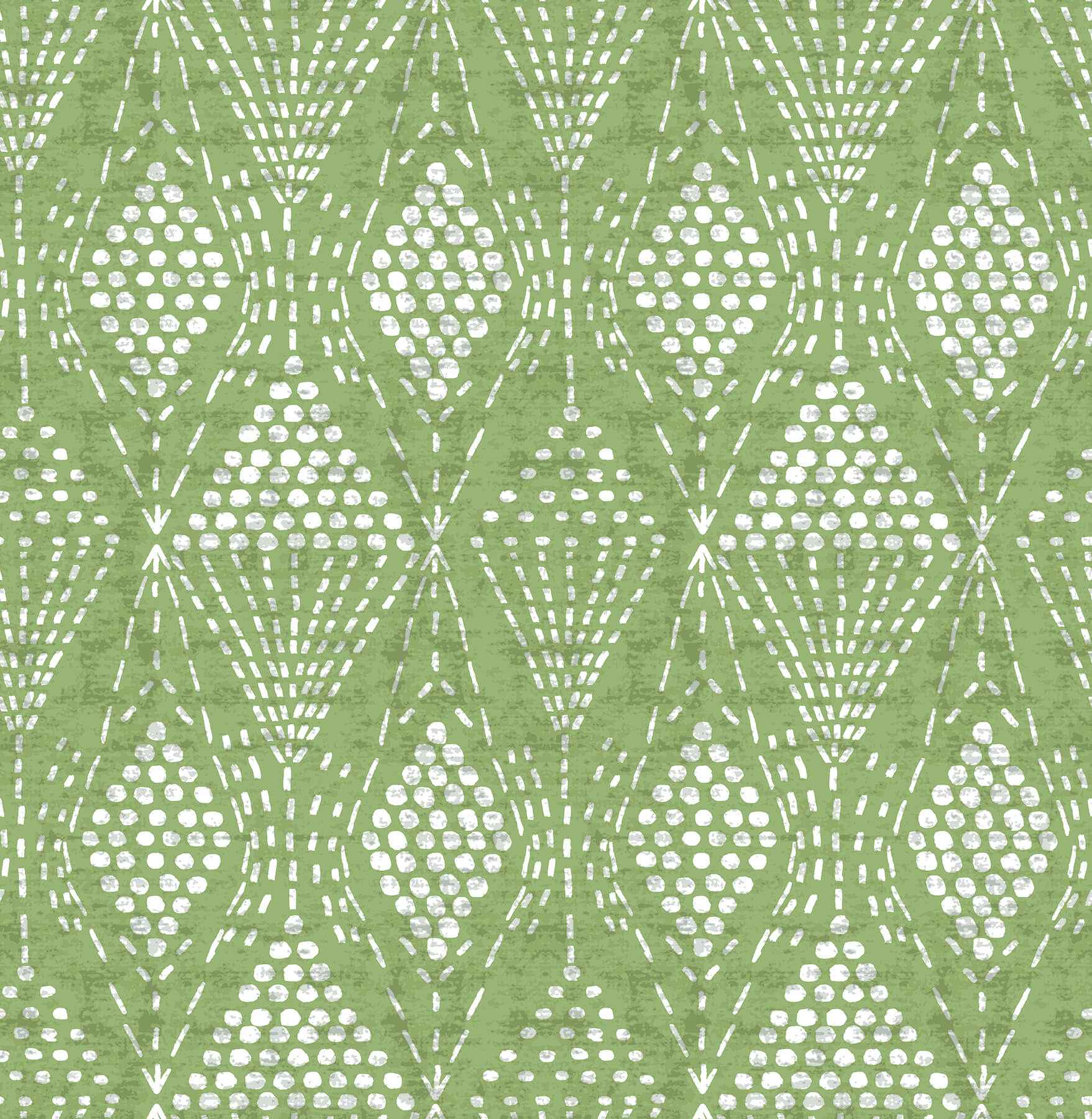 Grady Green Dotted Geometric Wallpaper - York Wallcoverings - 4081-26319