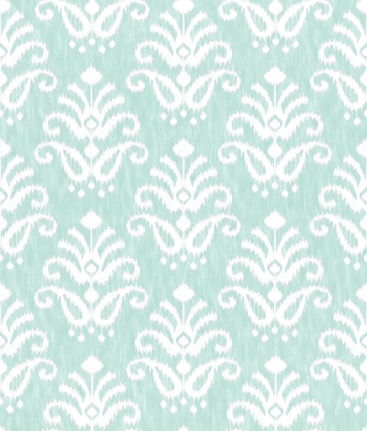 Keaton Aqua Medallion Wallpaper - York Wallcoverings - 4081-26327 | York Wallpaper | The WorkRoom