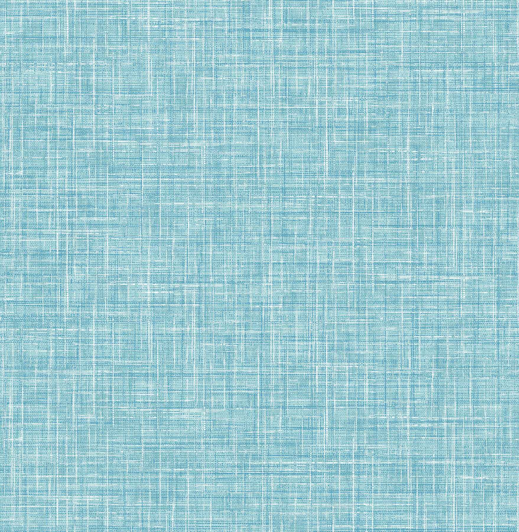 Emerson Light Blue Faux Linen Wallpaper - York Wallcoverings - 4081-26352