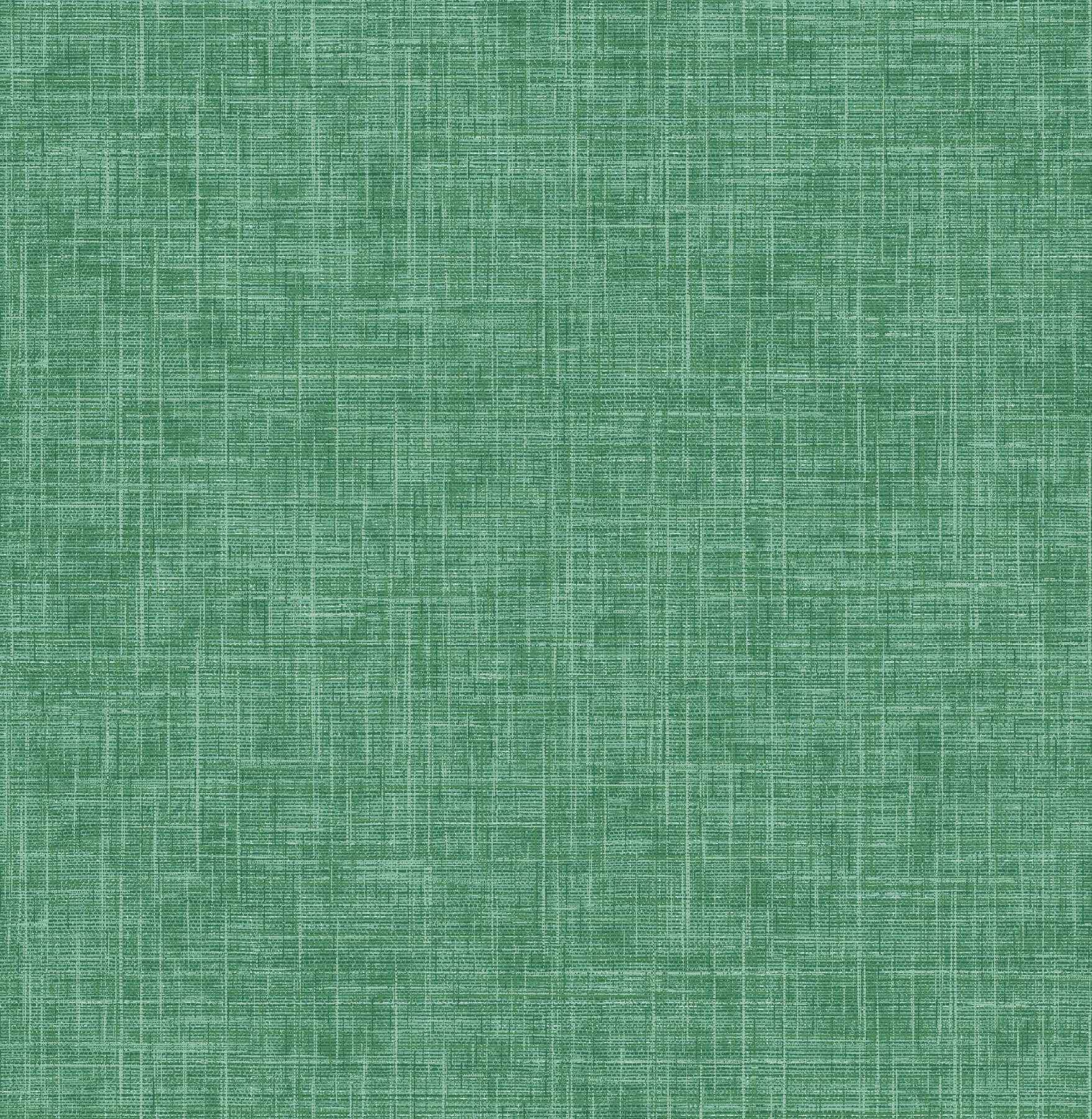 Emerson Green Faux Linen Wallpaper - York Wallcoverings - 4081-26353 - York Wallcoverings Wallpaper
