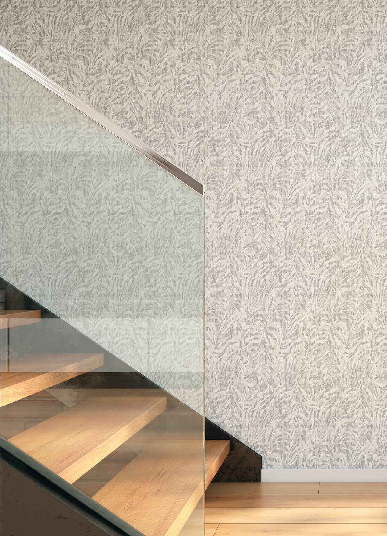Davy Light Grey Zebra Wallpaper - York Wallcoverings - WLD53133W - York Wallcoverings Wallpaper