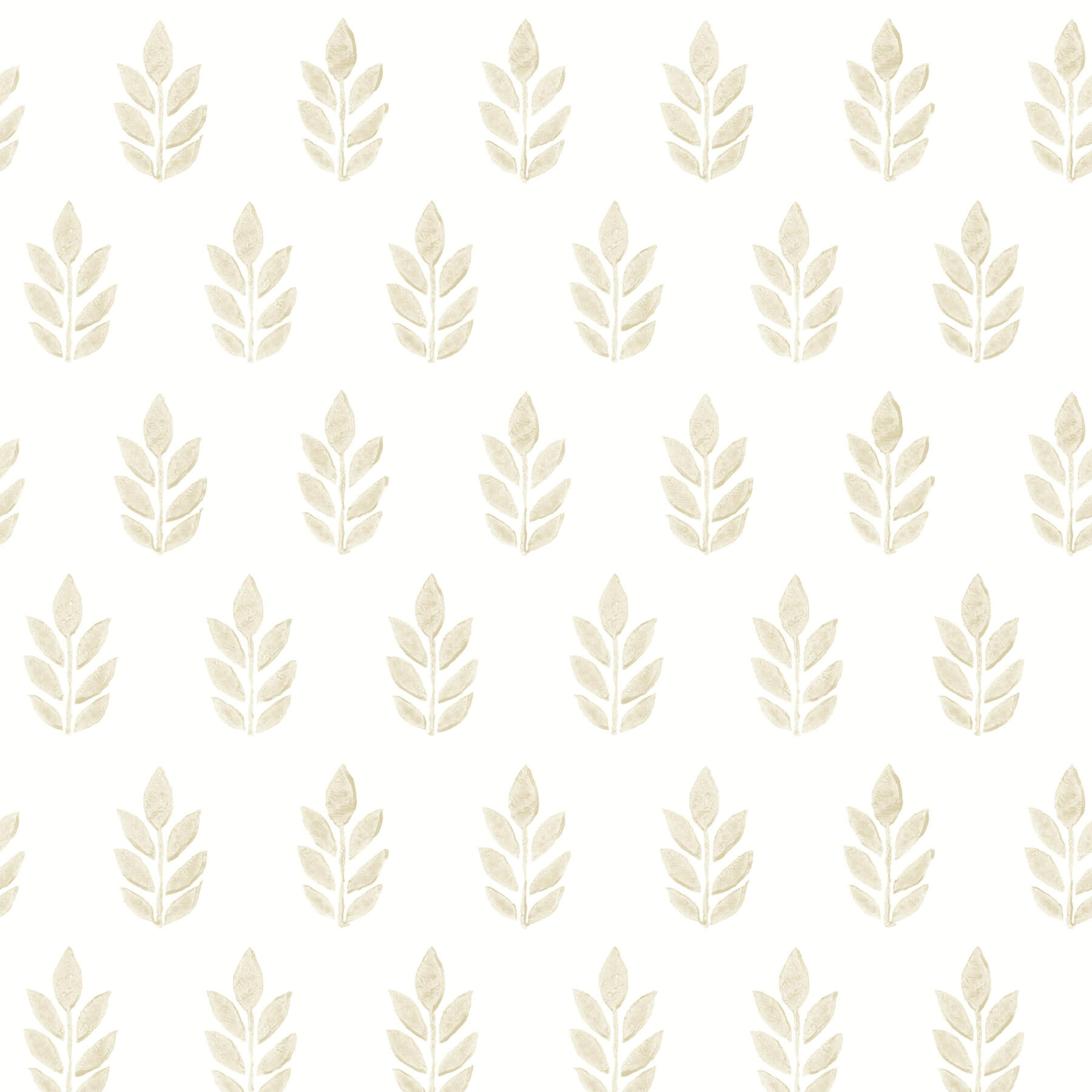 ervic-blue-leaf-block-print-wallpaper-york-wallcoverings-3122-11305 - York Wallcoverings Papel pintado
