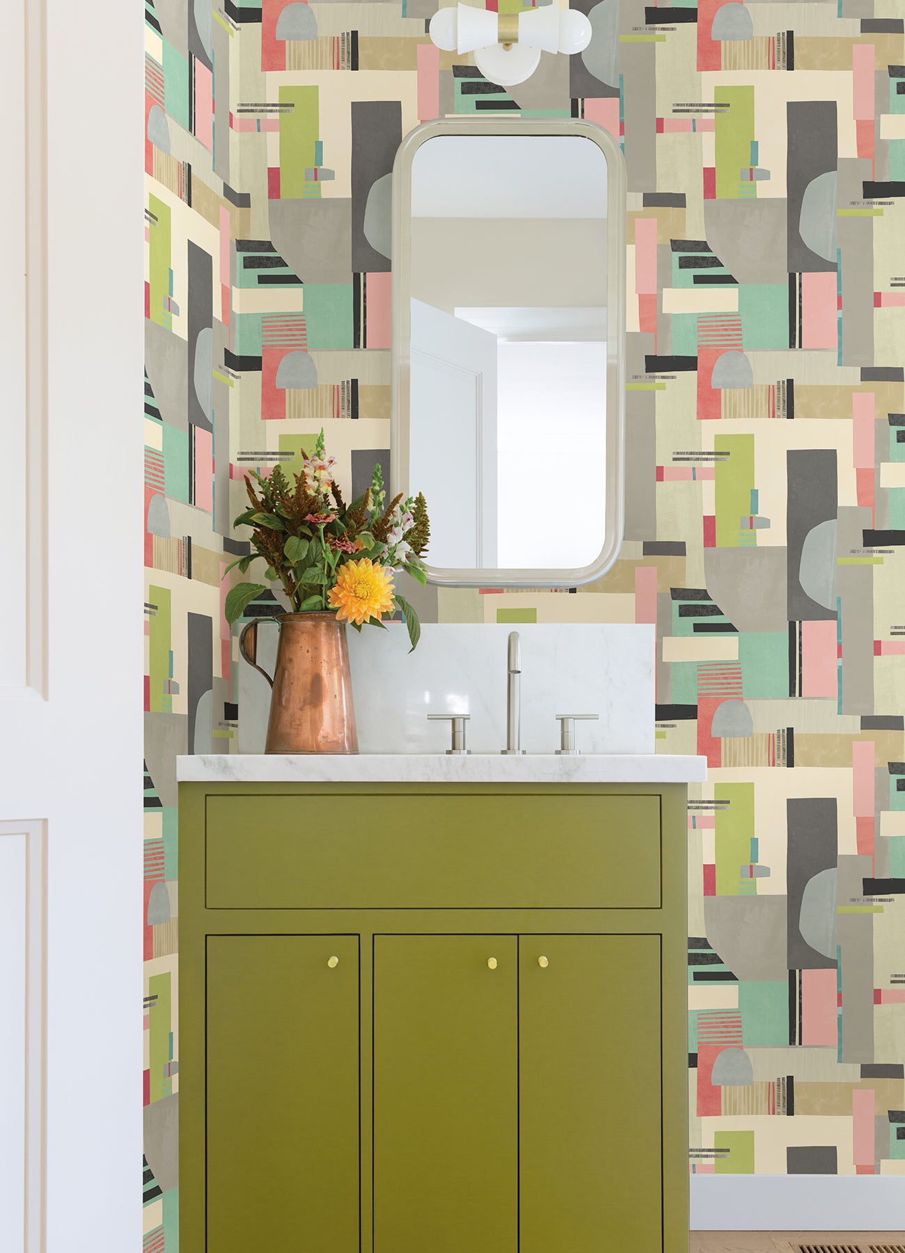 rhodes-pastel-blocs-wallpaper-york-wallcoverings-cep50134w - York Wallcoverings Wallpaper