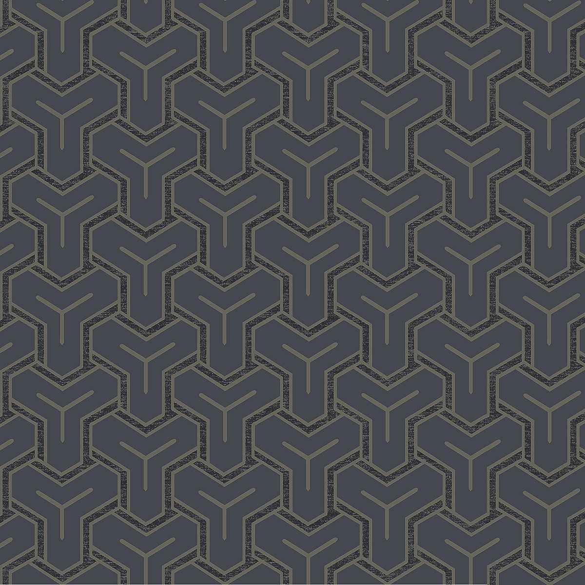 Gautier Blue Tessellate Wallpaper - York Wallcoverings - 4041-26201 - York Wallcoverings Wallpaper