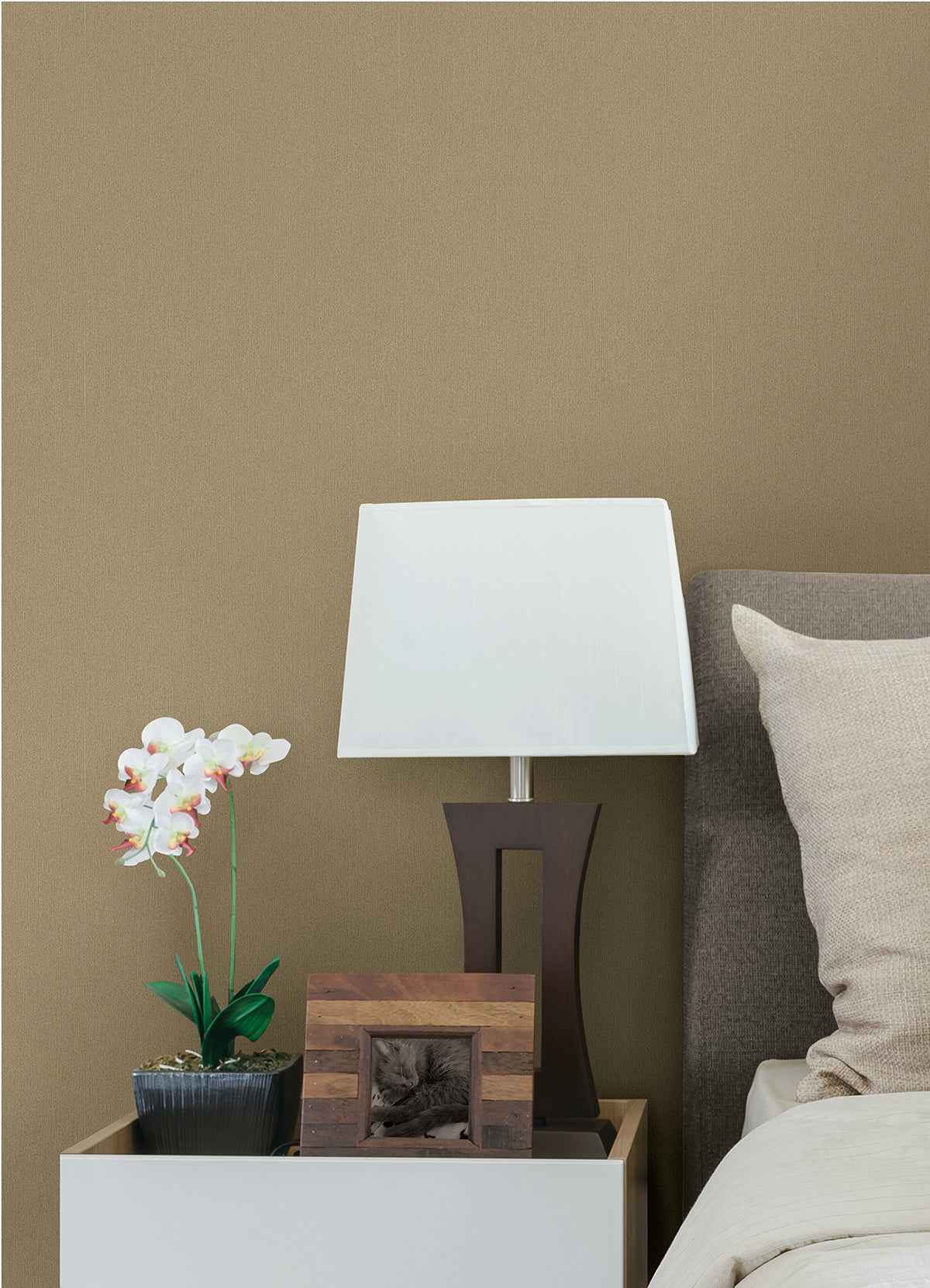 Melvin Gold Stria Wallpaper - York Wallcoverings - 4041-72408 - York Wallcoverings Wallpaper
