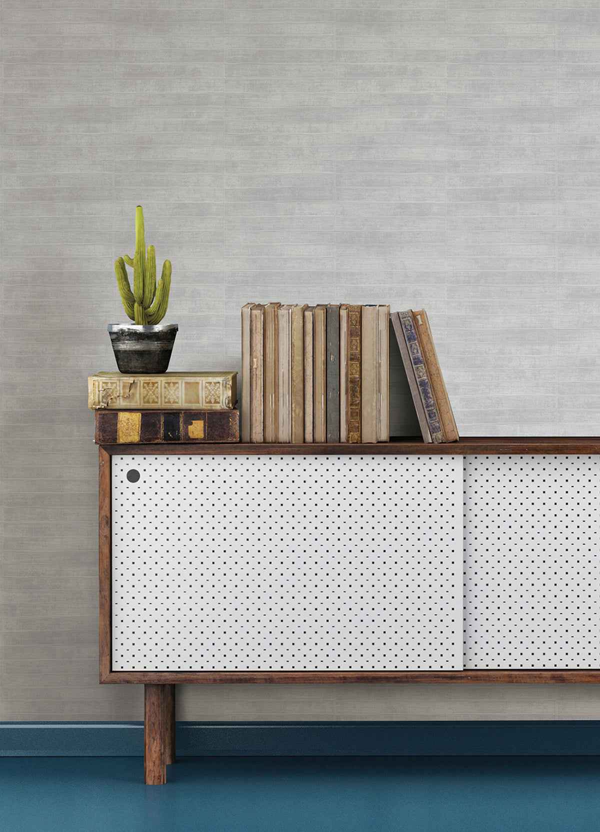 Dermot Silver Horizontal Stripe Wallpaper - York Wallcoverings - 4041-418477 - York Wallcoverings Wallpaper