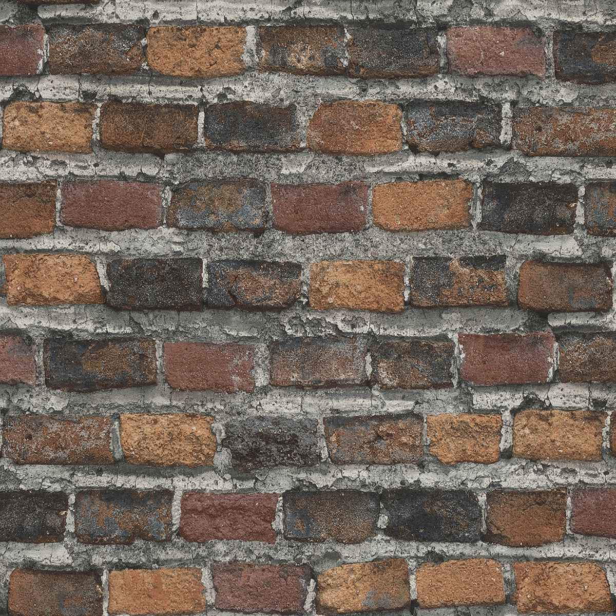 Lennox Rust Brick Wallpaper - York Wallcoverings - 4041-428063 - York Wallcoverings Wallpaper