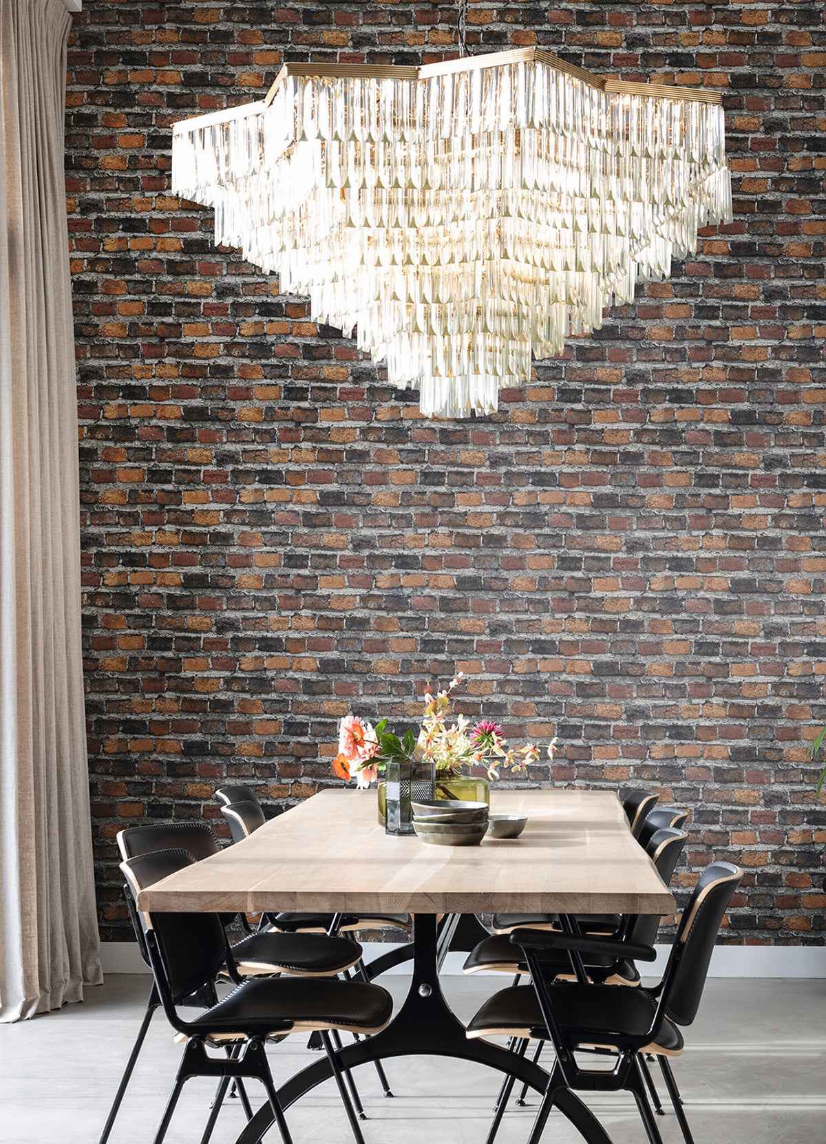 Lennox Rust Brick Wallpaper - York Wallcoverings - 4041-428063 - York Wallcoverings Wallpaper