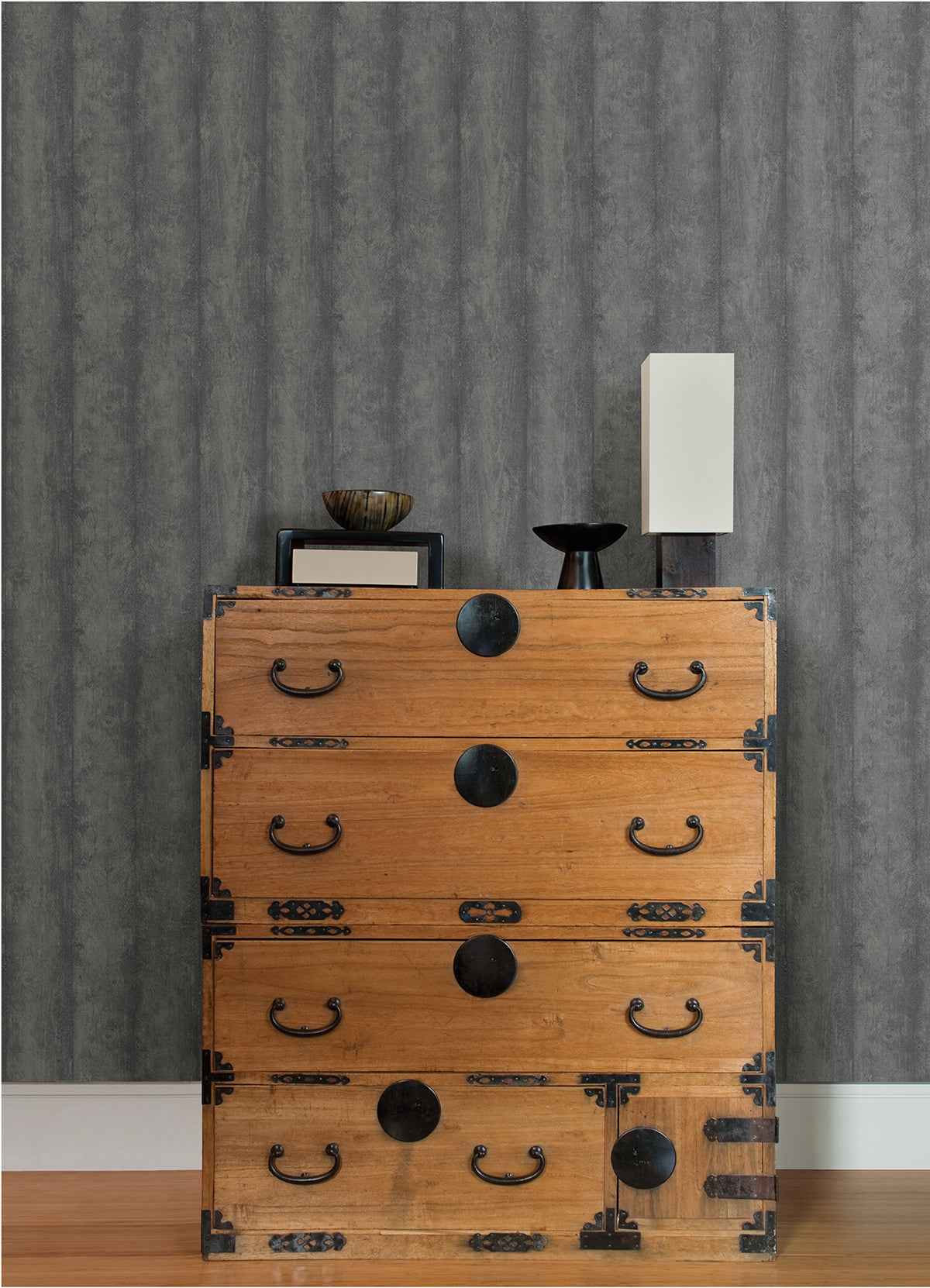 Flint Grey Wood Wallpaper - York Wallcoverings - 4041-429435 - York Wallcoverings Wallpaper