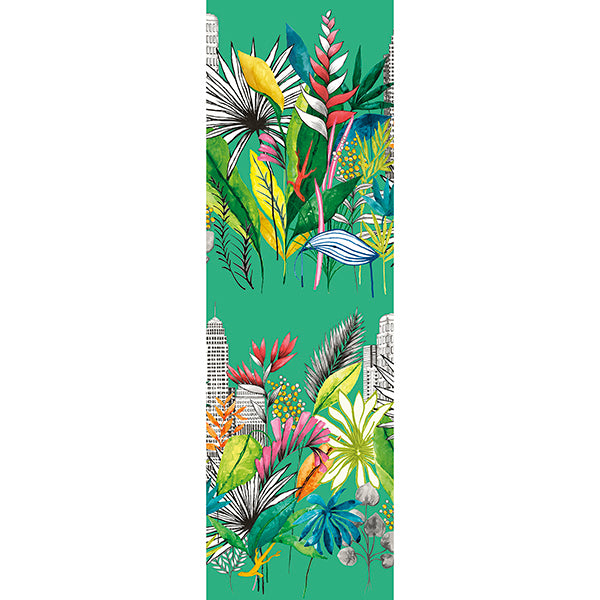 sierra-green-urban-tropic-wallpaper-york-wallcoverings-cep50111w - York Wallcoverings Wallpaper