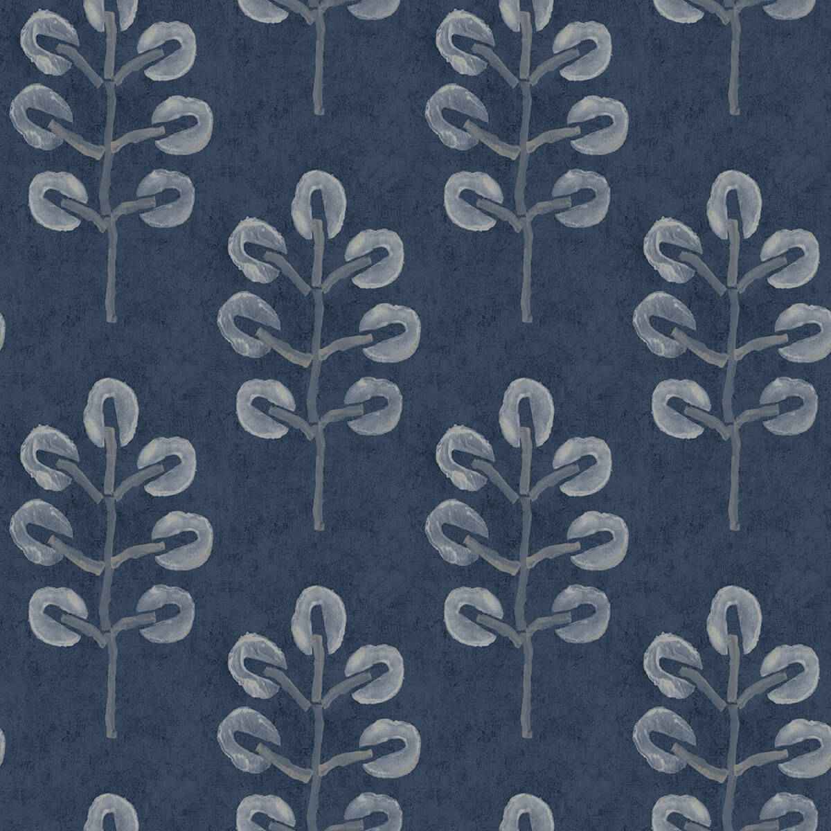 Plum Tree Dark Blue Botanical Wallpaper - York Wallcoverings - 3124-13872 - York Wallcoverings Wallpaper