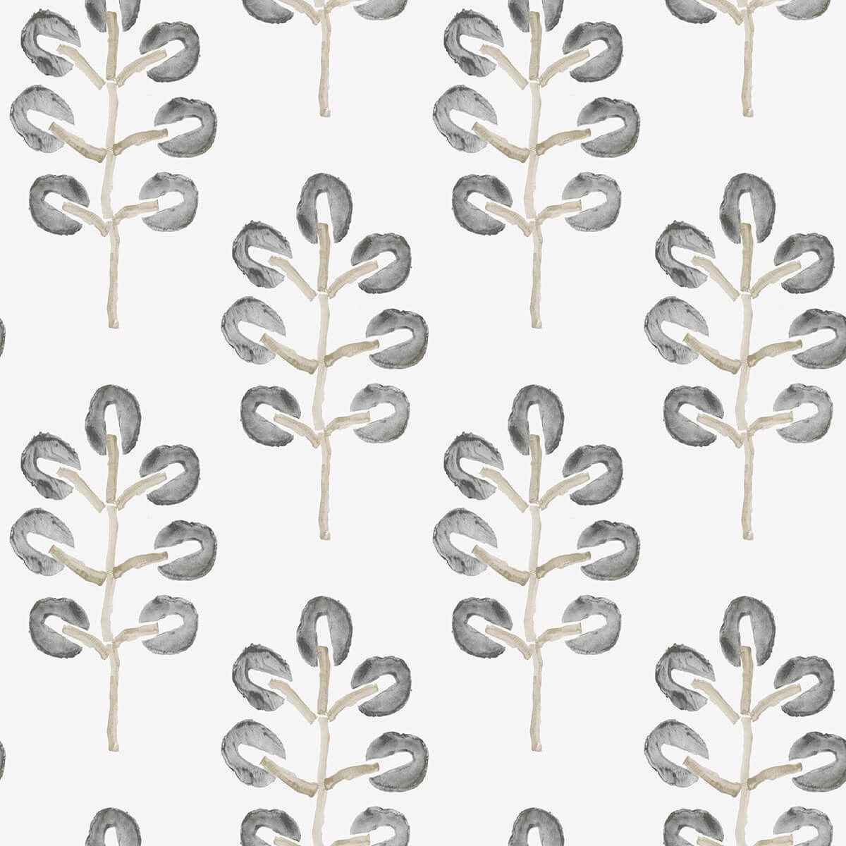 Plum Tree Black Botanical Wallpaper - York Wallcoverings - 3124-13875