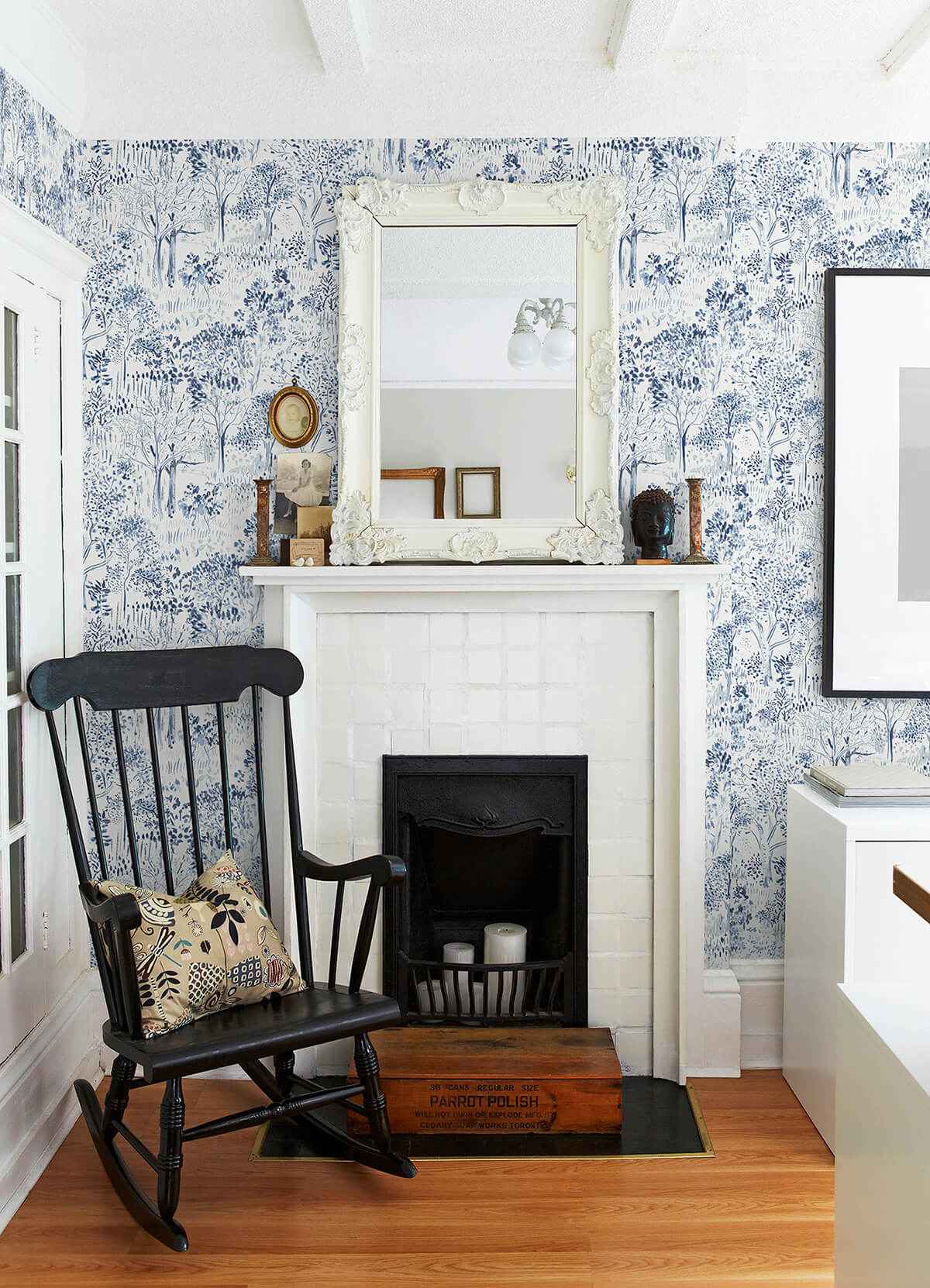 Walden Navy Forest Wallpaper - York Wallcoverings - 3124-13893 - York Wallcoverings Wallpaper
