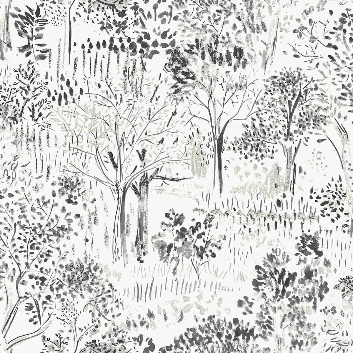 Walden Black Forest Wallpaper - York Wallcoverings - 3124-13894