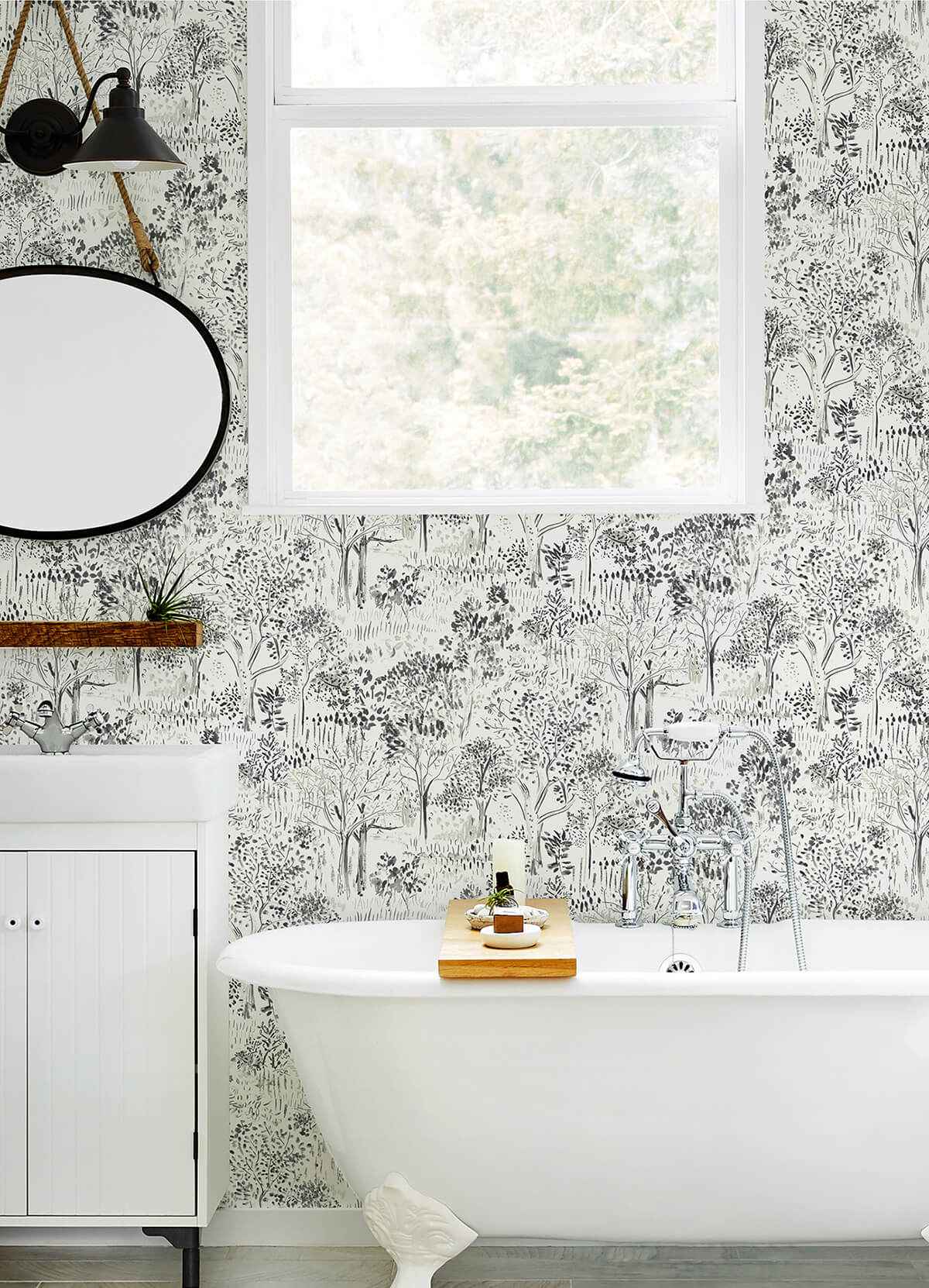 Walden Black Forest Wallpaper - York Wallcoverings - 3124-13894 - York Wallcoverings Wallpaper