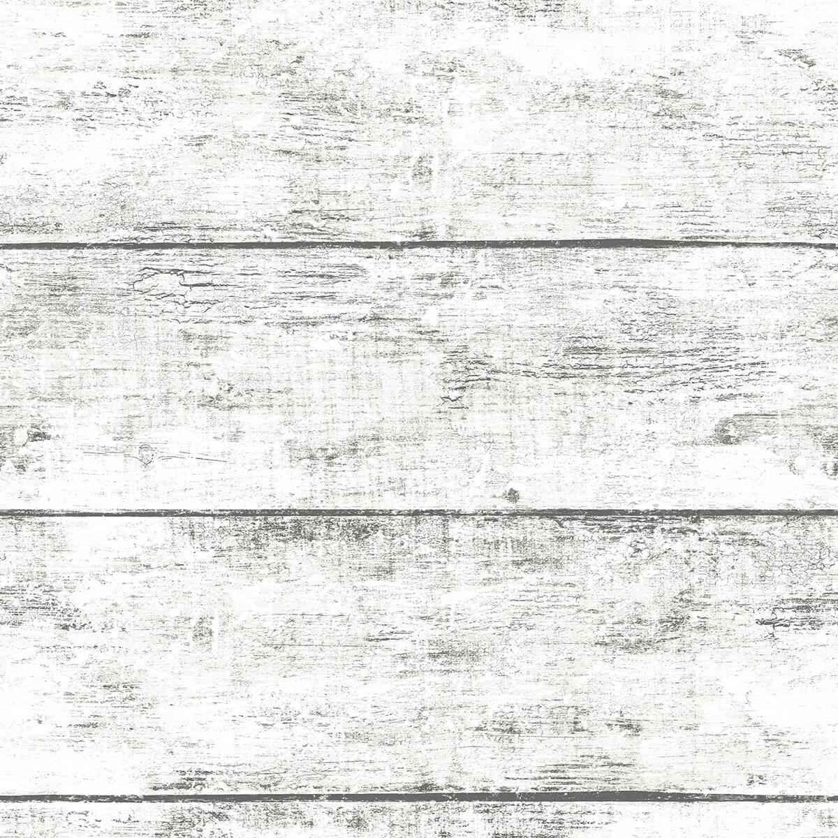 Cabin White Wood Planks Wallpaper - York Wallcoverings - 3124-13971 - York Wallcoverings Wallpaper