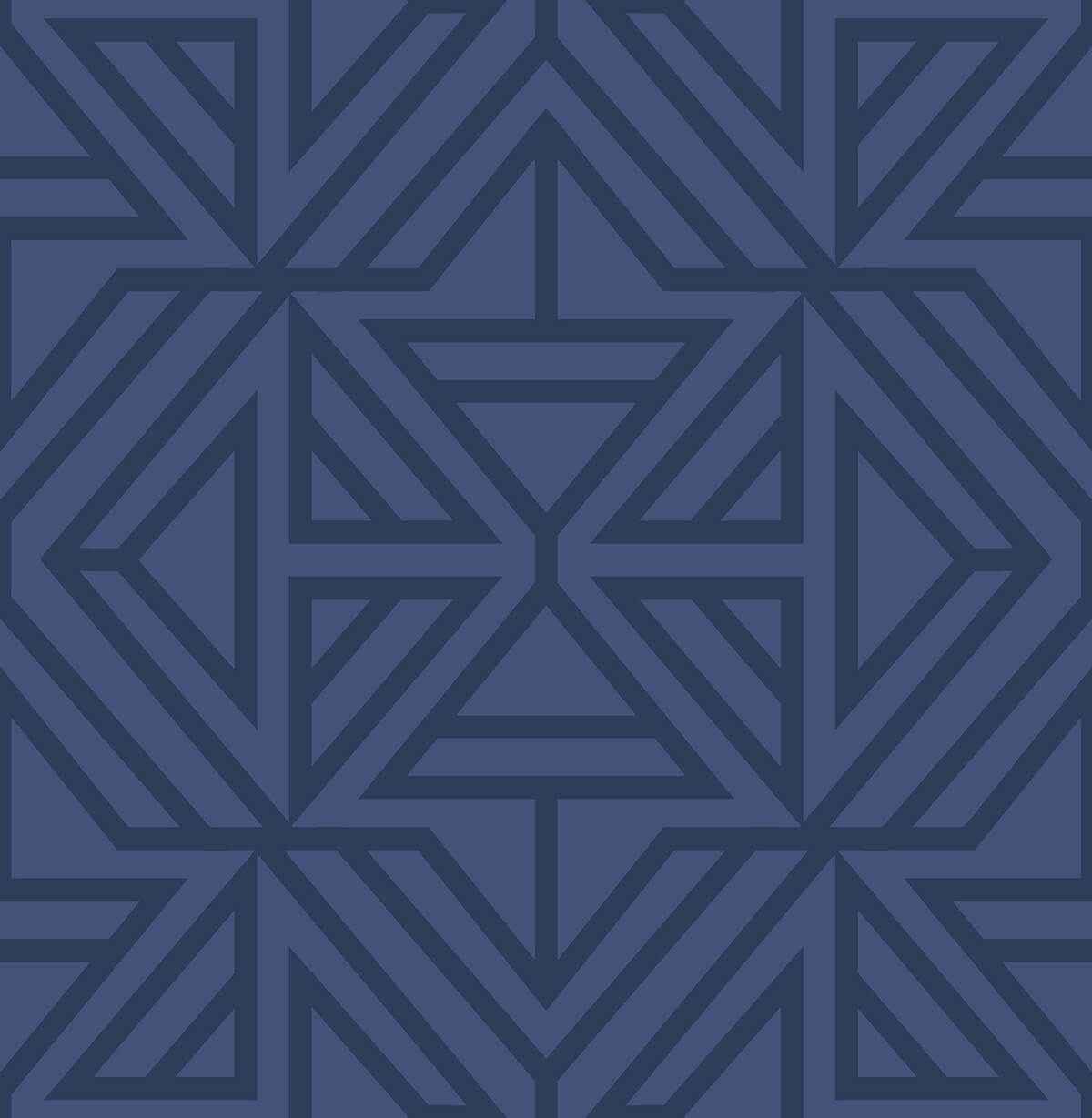 Blue Linear Peel and Stick Wallpaper - York Wallcoverings - NUS4290 - York Wallcoverings Wallpaper