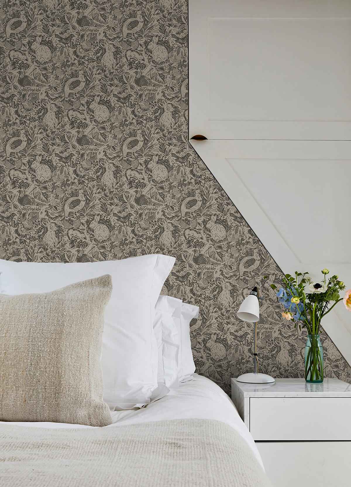 Charcoal Terrene Peel and Stick Wallpaper - York Wallcoverings - NUS4303 - York Wallcoverings Wallpaper