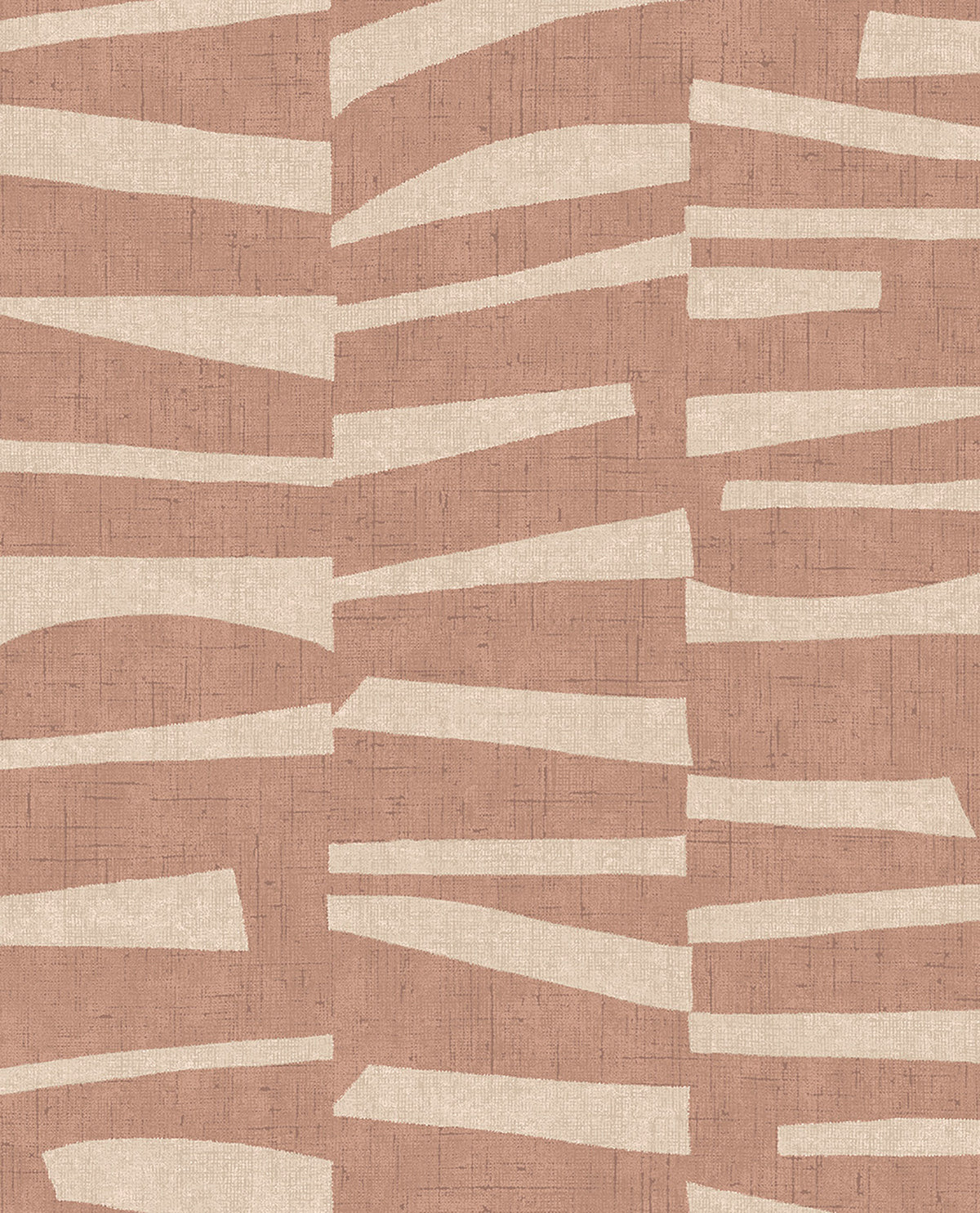 Picture of Ode Pink Staggered Stripes Wallpaper