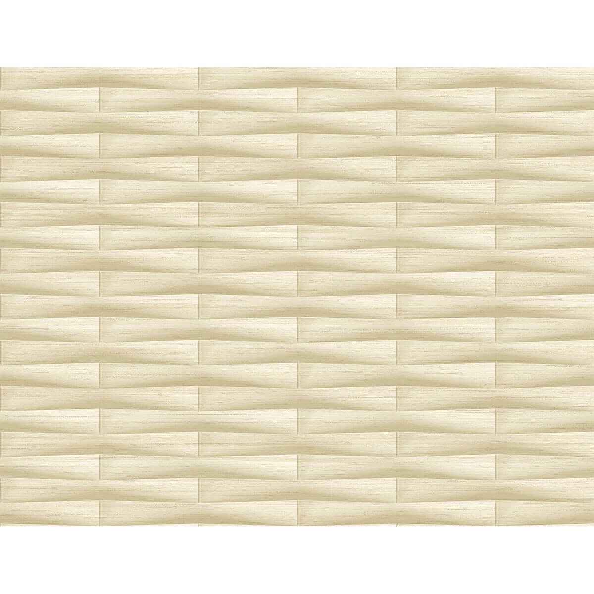Gator Wheat Geometric Stripe Wallpaper - York Wallcoverings - 2988-70003