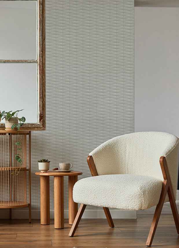 Gator Light Grey Geometric Stripe Wallpaper - York Wallcoverings - 2988-70008 - York Wallcoverings Wallpaper