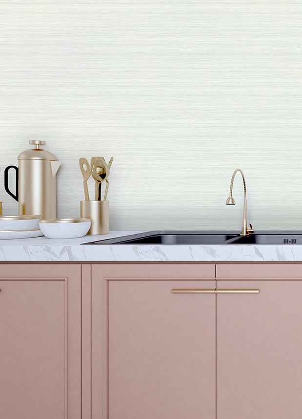 Shantung White Silk Wallpaper - York Wallcoverings - 2988-70100 - York Wallcoverings Wallpaper