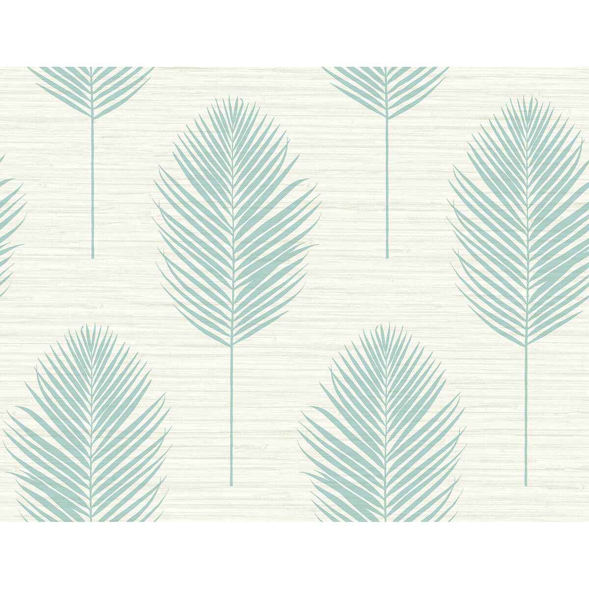 Bali Aqua Fern Wallpaper - York Wallcoverings - 2988-70202 - York Wallcoverings Wallpaper