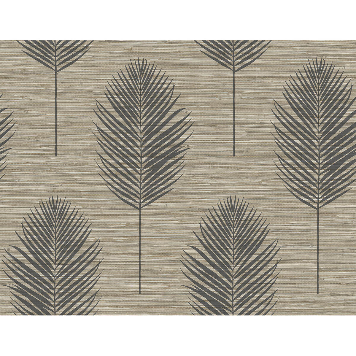 bali-light-brown-fern-wallpaper-york-wallcoverings-2988-70206 - York Wallcoverings Wallpaper