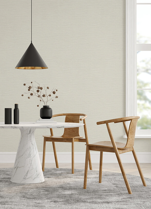 rushmore-white-faux-grasscloth-wallpaper-york-wallcoverings-2988-70300 - York Wallcoverings Papel pintado