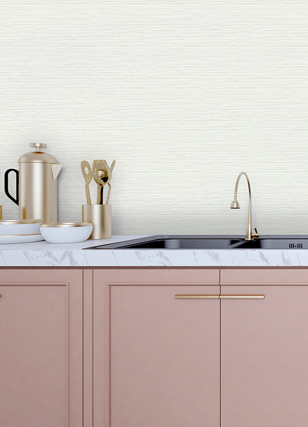 rushmore-white-faux-grasscloth-wallpaper-york-wallcoverings-2988-70300 - York Wallcoverings Papel pintado