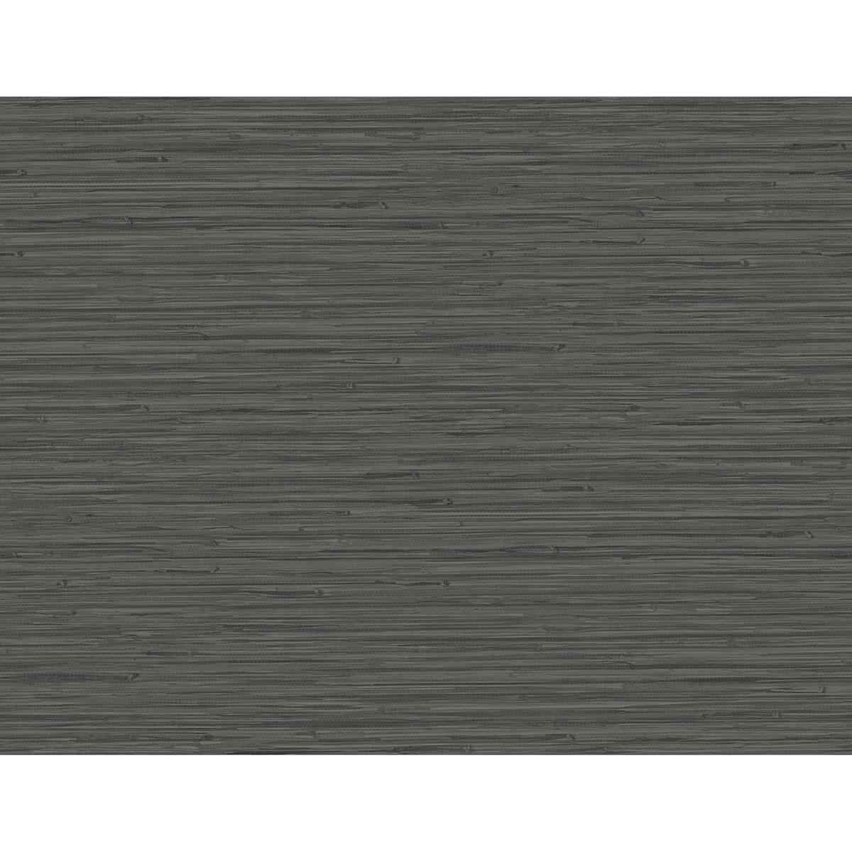 Rushmore Black Faux Grasscloth Wallpaper - York Wallcoverings - 2988-70310