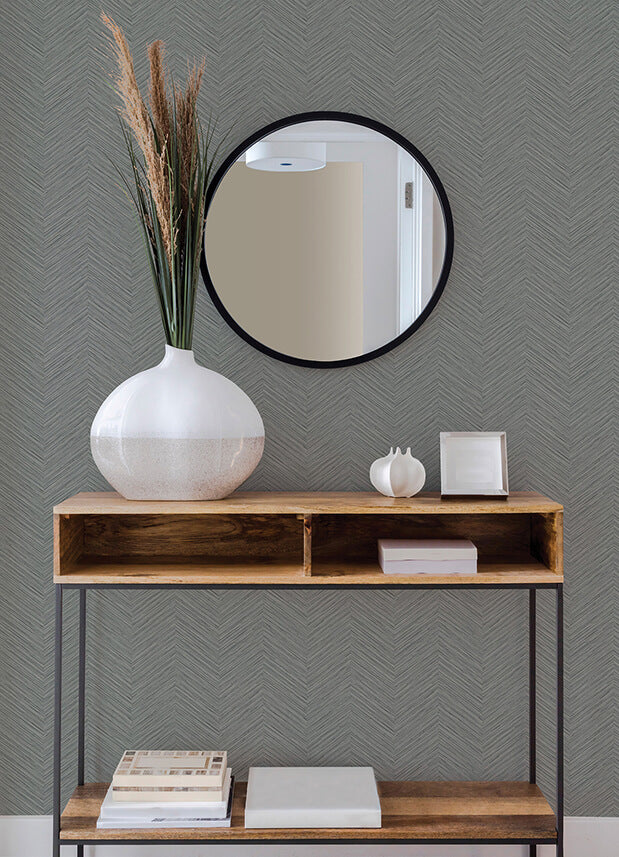 apex-grey-weave-wallpaper-york-wallcoverings-2988-70408 - York Wallcoverings Papel pintado