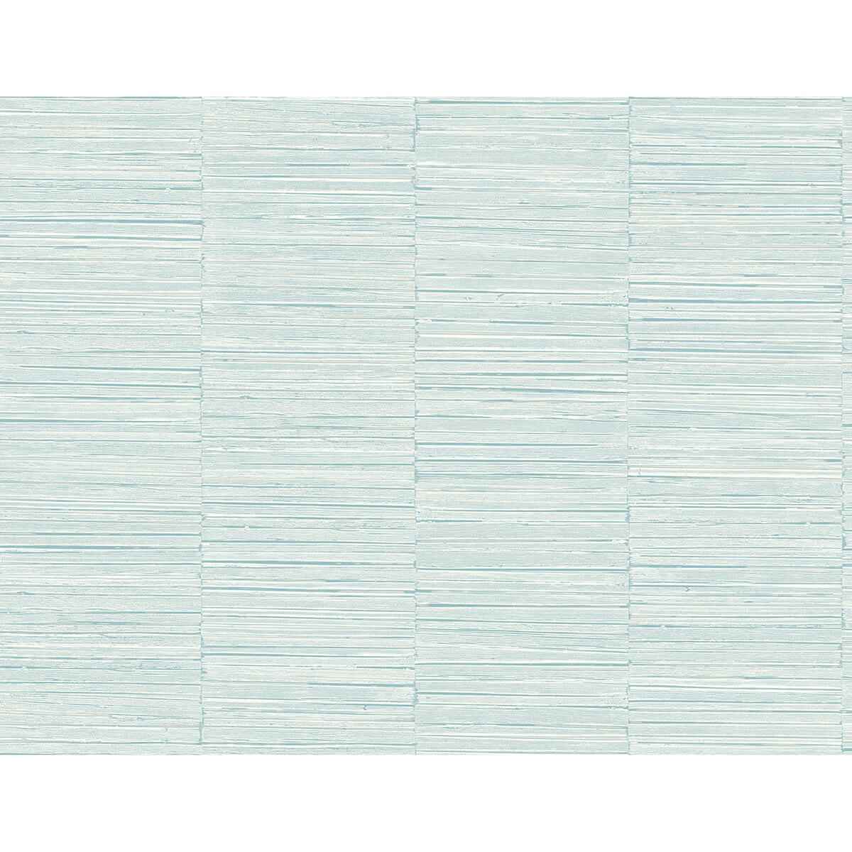 Jenga Aqua Striped Column Wallpaper - York Wallcoverings - 2988-70604 - York Wallcoverings Wallpaper