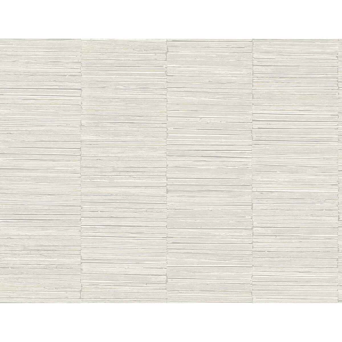 Jenga Light Grey Striped Column Wallpaper - York Wallcoverings - 2988-70605