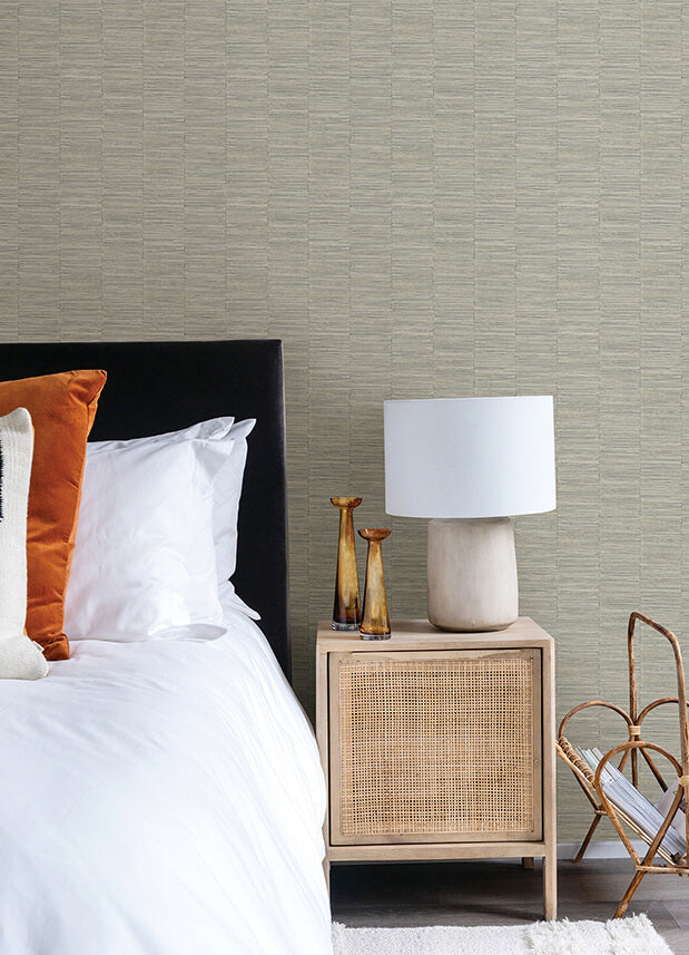 jenga-grey-striped-column-wallpaper-york-wallcoverings-2988-70606 - York Wallcoverings Wallpaper