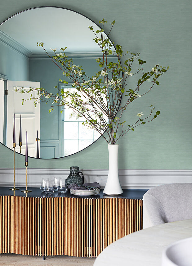 moroccan-green-sisal-texture-wallpaper-york-wallcoverings-2988-70704 - York Wallcoverings Papel pintado