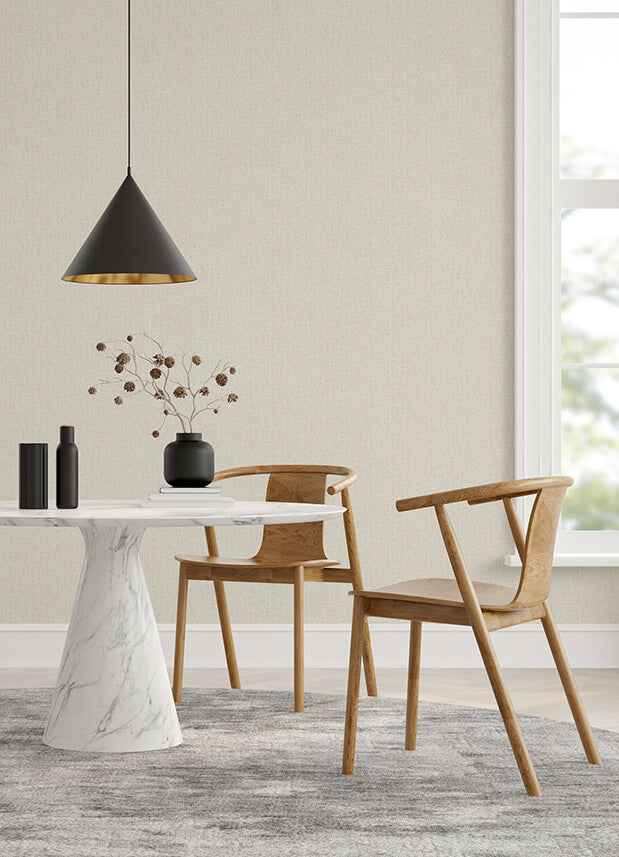 Snuggle White Woven Texture Wallpaper - York Wallcoverings - 2988-70900 - York Wallcoverings Wallpaper