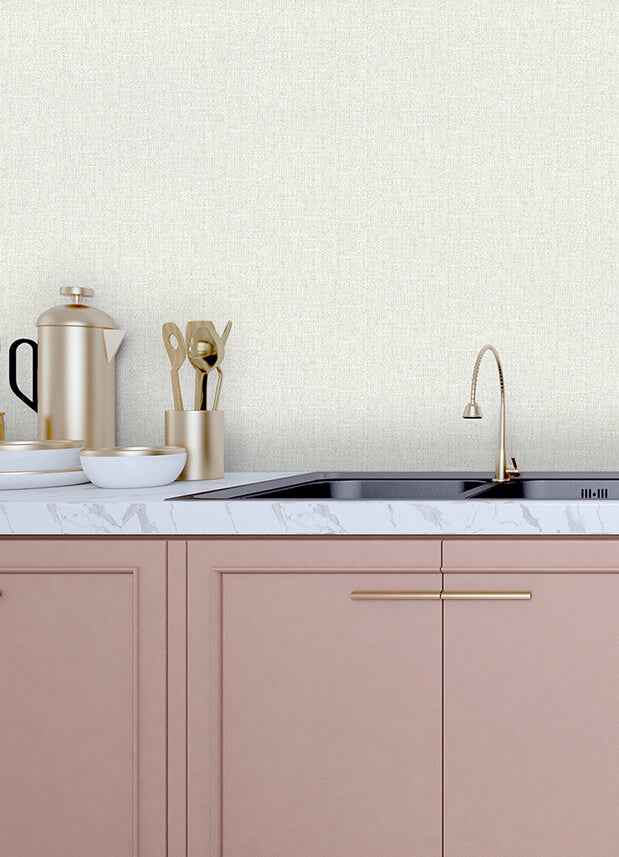 Snuggle White Woven Texture Wallpaper - York Wallcoverings - 2988-70900 - York Wallcoverings Wallpaper