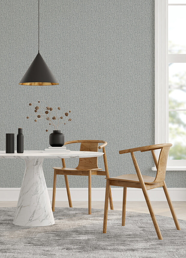 snuggle-grey-woven-texture-wallpaper-york-wallcoverings-2988-70908 - York Wallcoverings Wallpaper