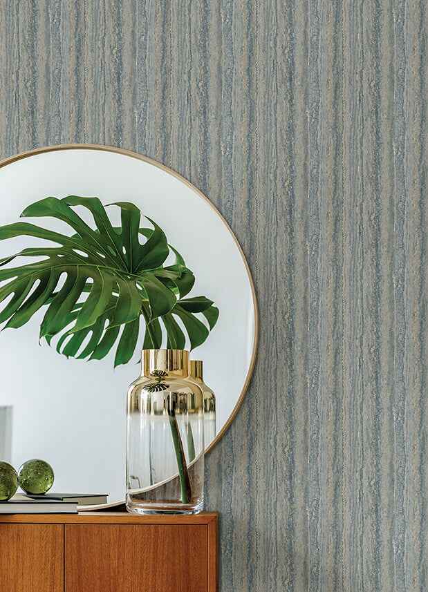 Hilton Blue Marbled Paper Wallpaper - York Wallcoverings - 2988-71102 - York Wallcoverings Wallpaper