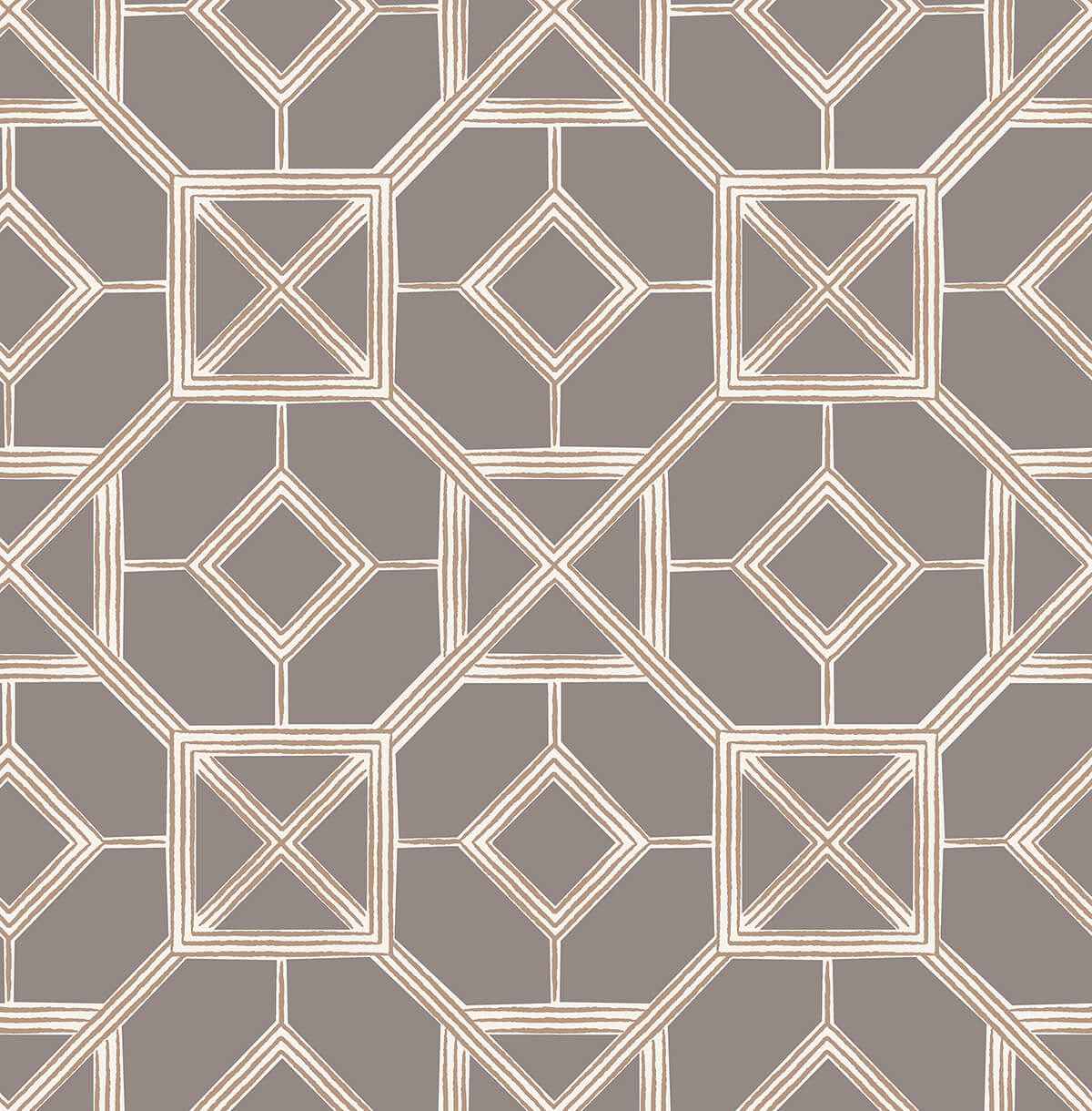 Livia Mauve Trellis Wallpaper - York Wallcoverings - 4014-26413 - York Wallcoverings Wallpaper