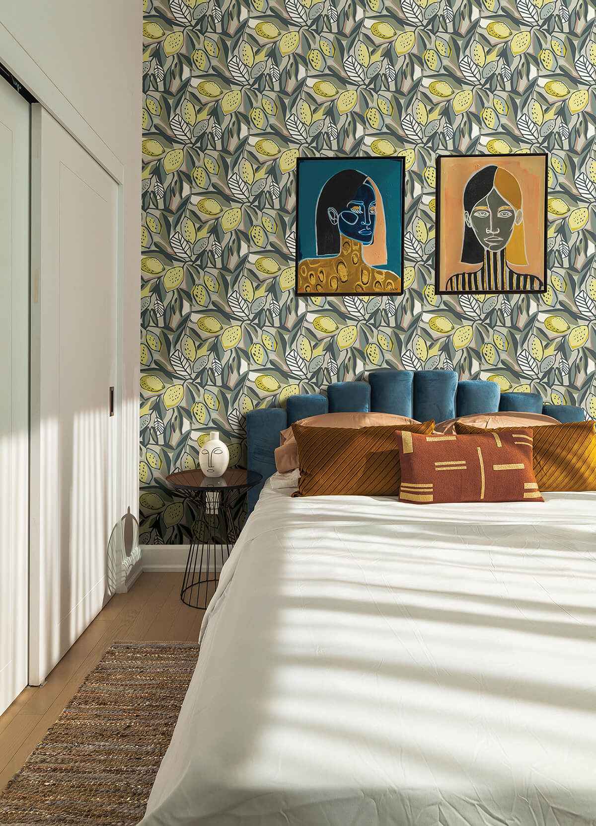 Meyer Chartreuse Citrus Wallpaper - York Wallcoverings - 4014-26418 - York Wallcoverings Wallpaper