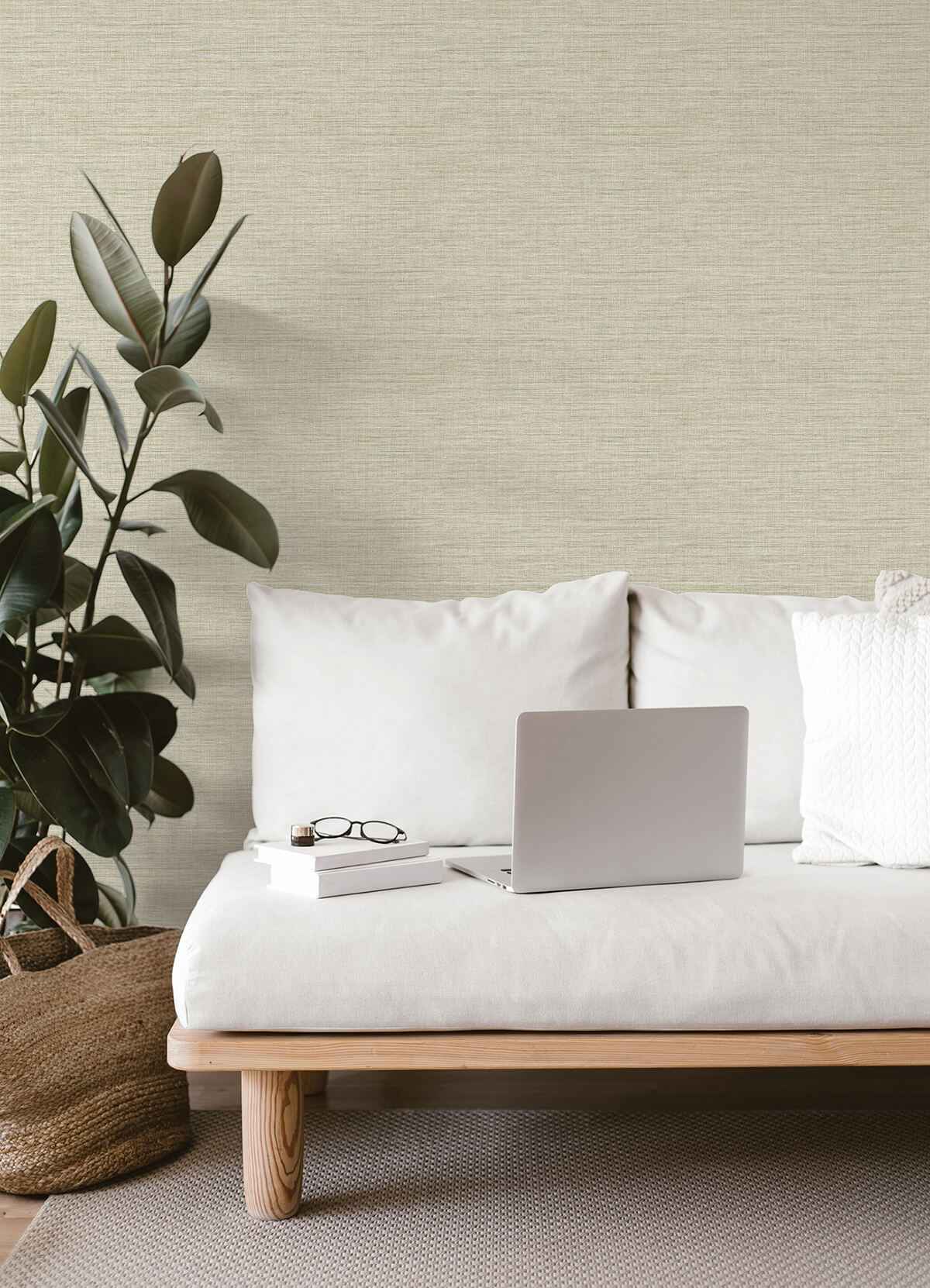 Exhale Light Yellow Texture Wallpaper - York Wallcoverings - 4014-26463 - York Wallcoverings Wallpaper