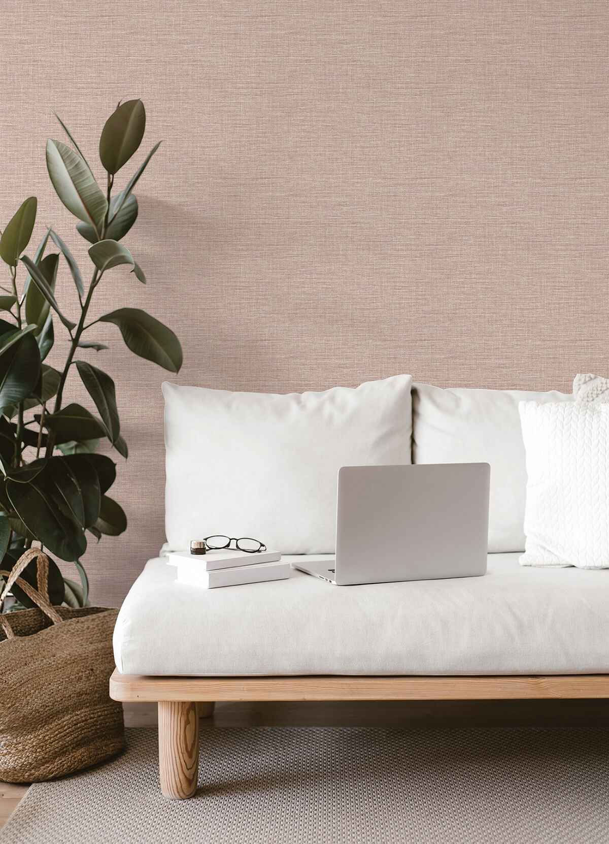 Exhale Blush Texture Wallpaper - York Wallcoverings - 4014-26464 - York Wallcoverings Wallpaper
