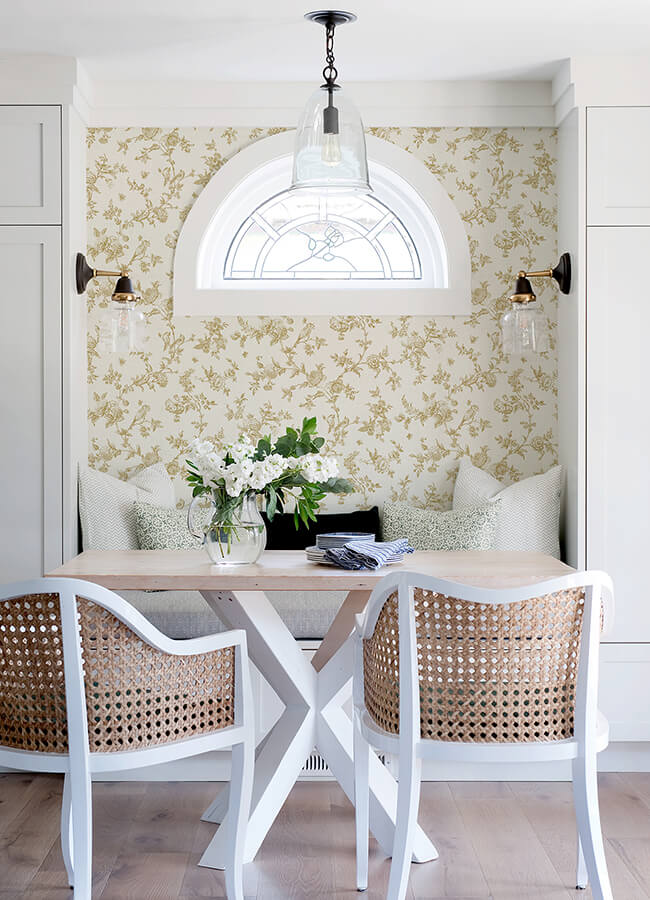 nightingale-wheat-floral-trail-wallpaper-york-wallcoverings-4072-70061 - York Wallcoverings Papel pintado