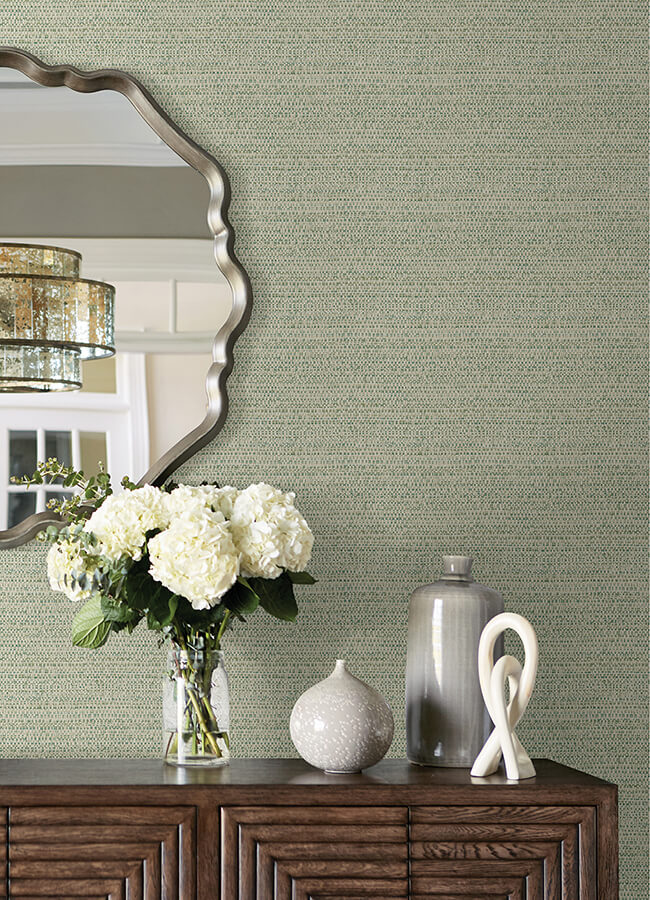 balantine-teal-weave-wallpaper-york-wallcoverings-4072-70059 - York Wallcoverings Wallpaper
