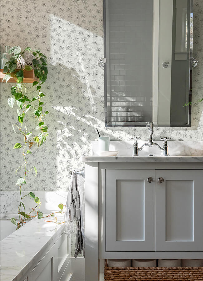 sofiane-grey-botanical-trail-wallpaper-york-wallcoverings-4072-70040 - York Wallcoverings Papel pintado
