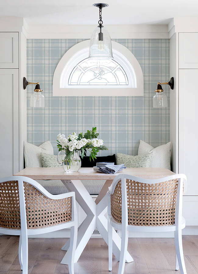 antoine-sky-blue-flannel-wallpaper-york-wallcoverings-4072-70017 - York Wallcoverings Papel pintado