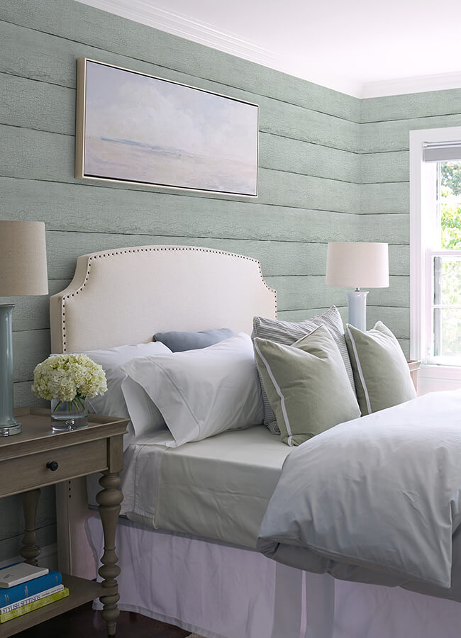 morgan-seafoam-distressed-wood-wallpaper-york-wallcoverings-4072-70013 - York Wallcoverings Papel pintado